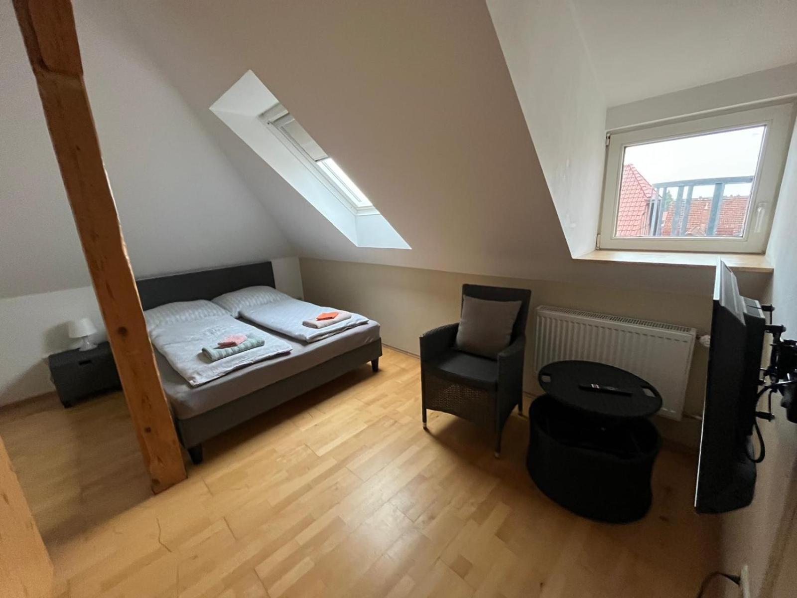 Doppelzimmer, Tv- Bad, Kuehlschrank- Parkplatz-17 Meine Bagian luar foto